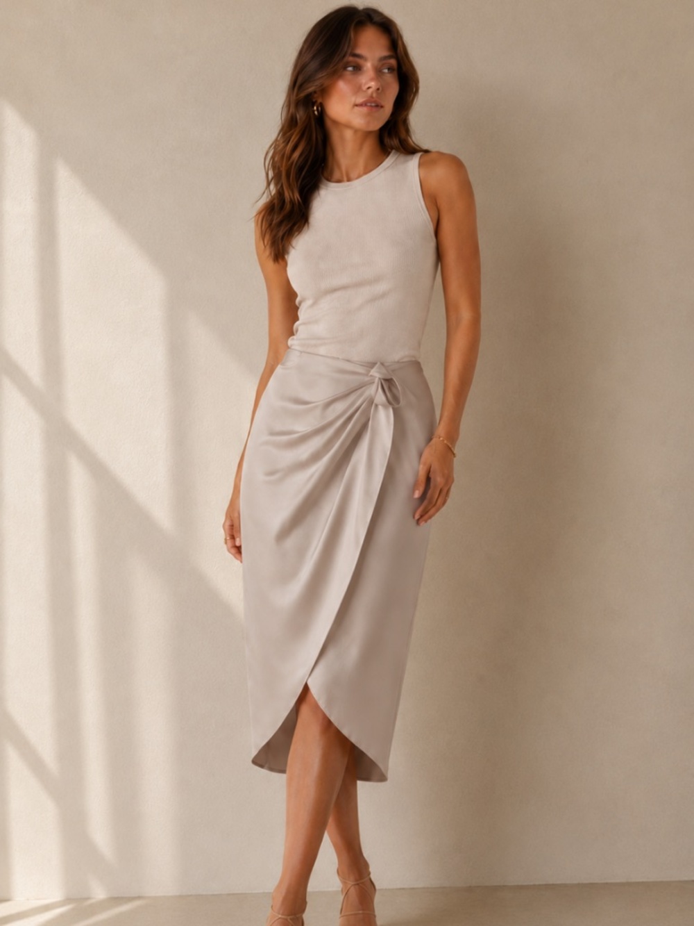 NWT IRO FAUX WRAP SKIRT